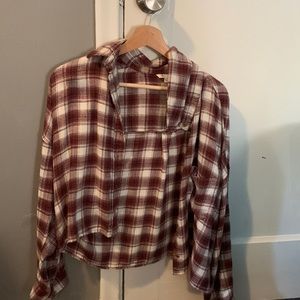 Plaid cardigan